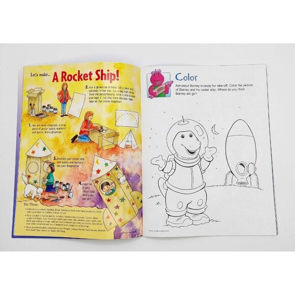 Barney Magazine May/June 1998 Blast Off! - Picture 8 of 10